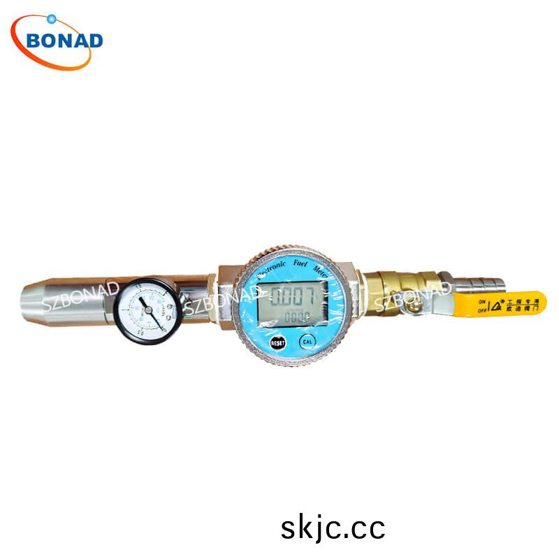 IPX5 and IPX6 water jet spray nozzle with digital flowmeter